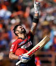 Virat Kohli enjoing match