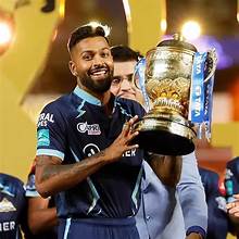 Hardik Pandya & Trophy